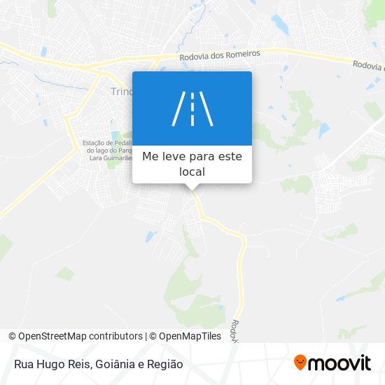 Rua Hugo Reis mapa