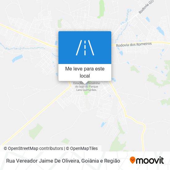 Rua Vereador Jaime De Oliveira mapa
