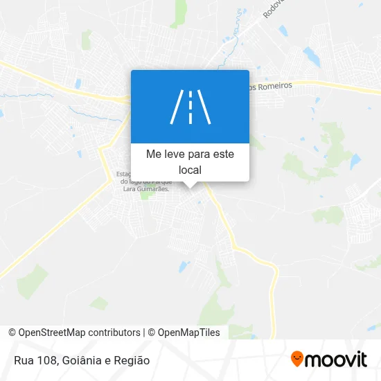 Rua 108 mapa