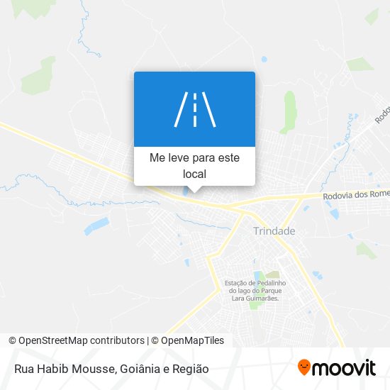 Rua Habib Mousse mapa