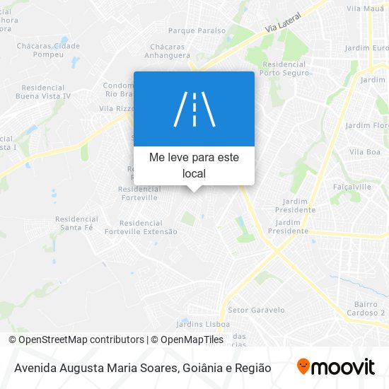 Avenida Augusta Maria Soares mapa