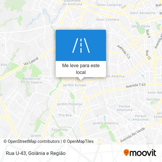 Rua U-43 mapa