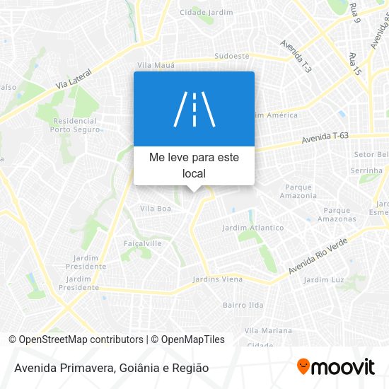 Avenida Primavera mapa