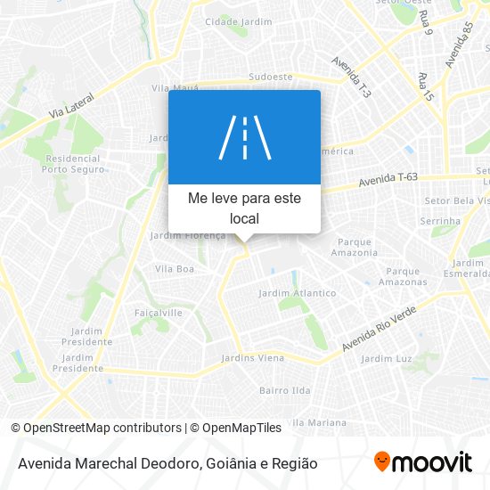 Avenida Marechal Deodoro mapa