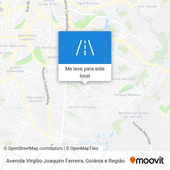 Avenida Virgílio Joaquim Ferreira mapa