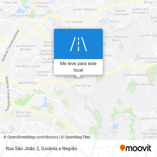 Rua São João 2 mapa