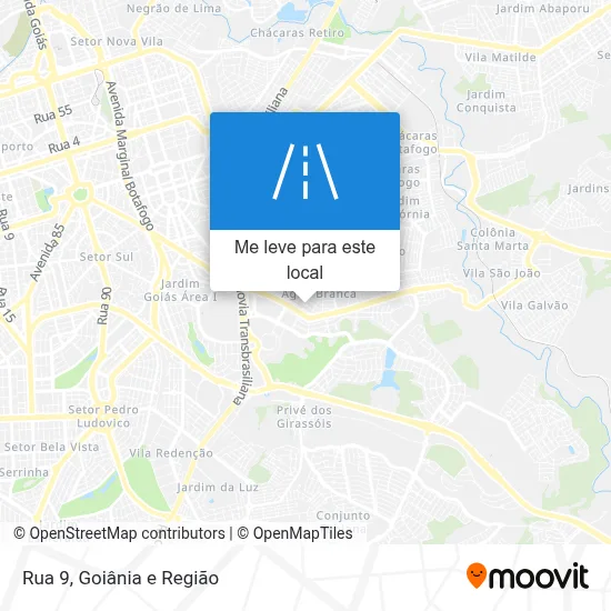 Rua 9 mapa