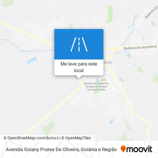 Avenida Goiany Prates De Oliveira mapa