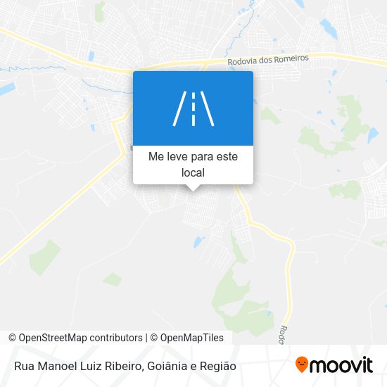 Rua Manoel Luiz Ribeiro mapa