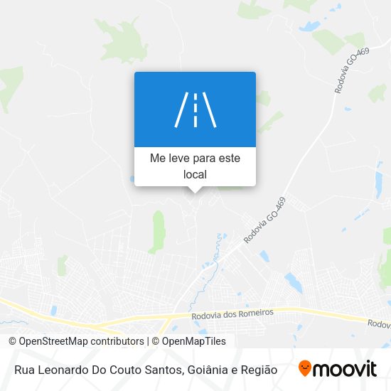 Rua Leonardo Do Couto Santos mapa