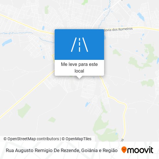 Rua Augusto Remigio De Rezende mapa