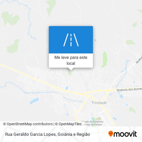 Rua Geraldo Garcia Lopes mapa