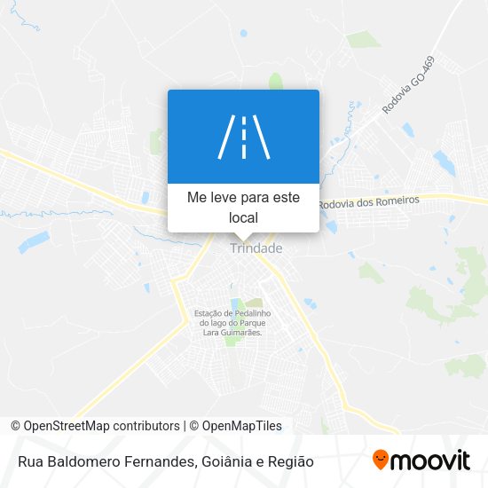 Rua Baldomero Fernandes mapa