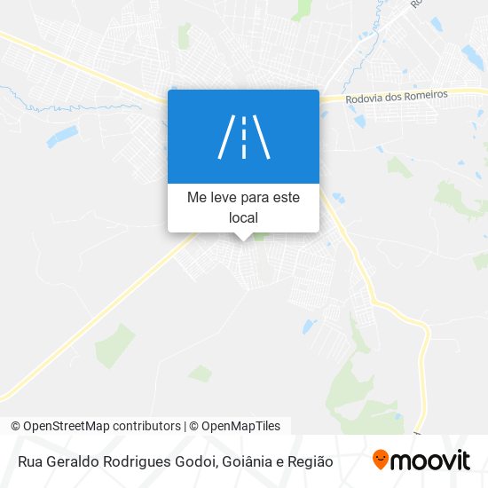 Rua Geraldo Rodrigues Godoi mapa