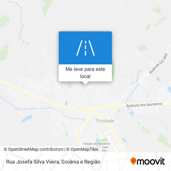 Rua Josefa Silva Vieira mapa