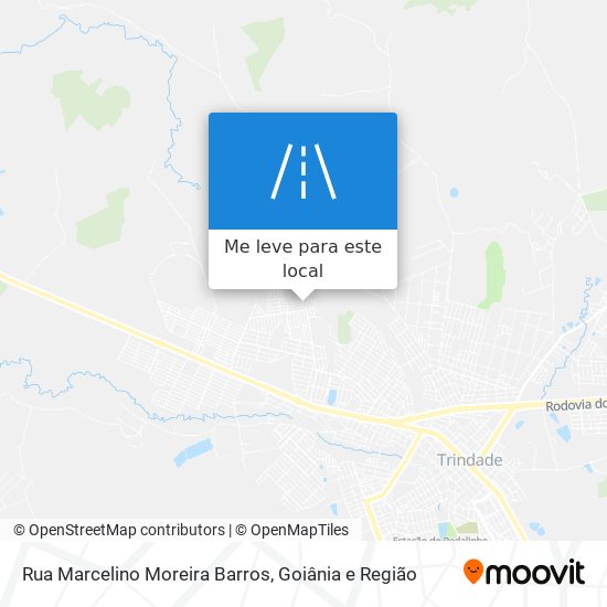 Rua Marcelino Moreira Barros mapa