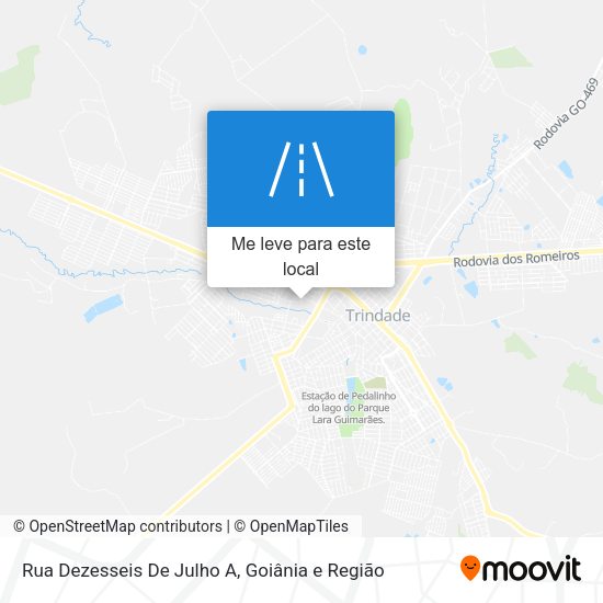 Rua Dezesseis De Julho A mapa