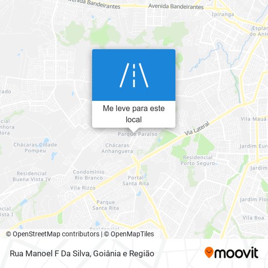Rua Manoel F Da Silva mapa
