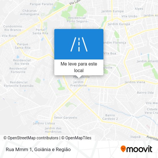Rua Mmm 1 mapa