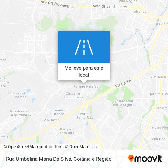 Rua Umbelina Maria Da Silva mapa