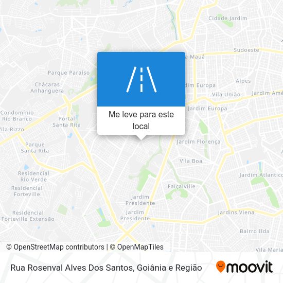 Rua Rosenval Alves Dos Santos mapa