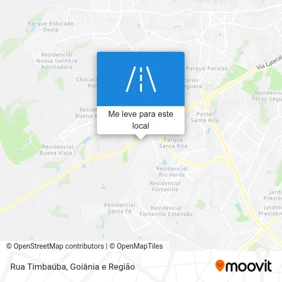 Rua Timbaúba mapa