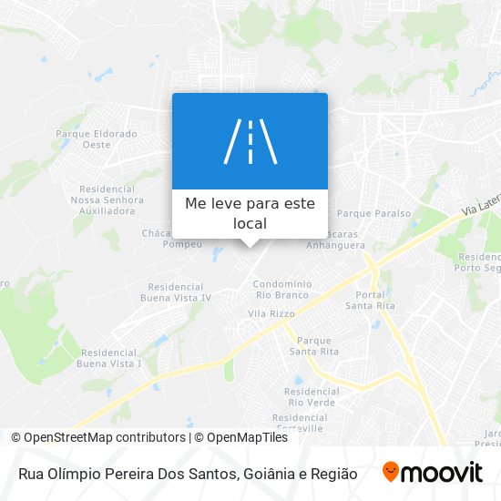 Rua Olímpio Pereira Dos Santos mapa