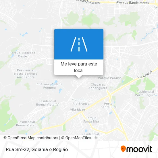 Rua Sm-32 mapa