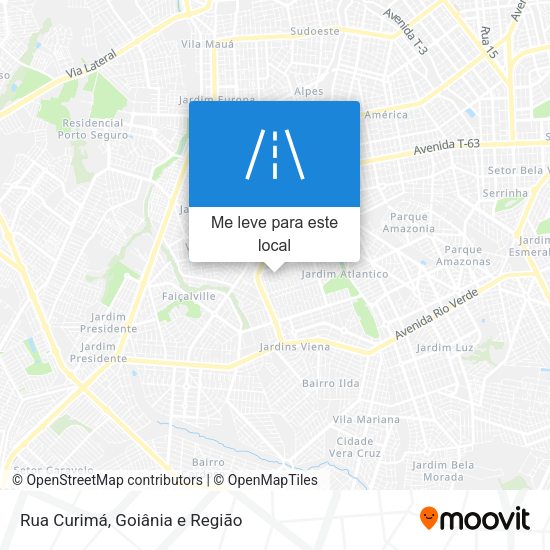 Rua Curimá mapa