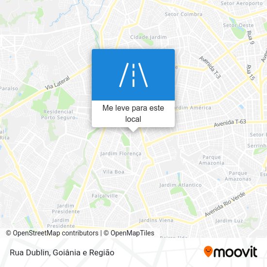 Rua Dublin mapa