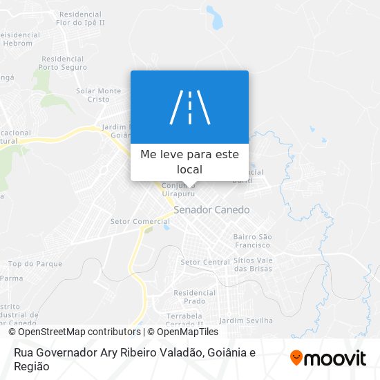 Rua Governador Ary Ribeiro Valadão mapa