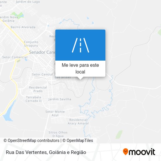 Rua Das Vertentes mapa