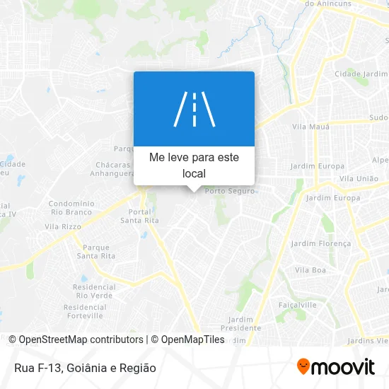 Rua F-13 mapa