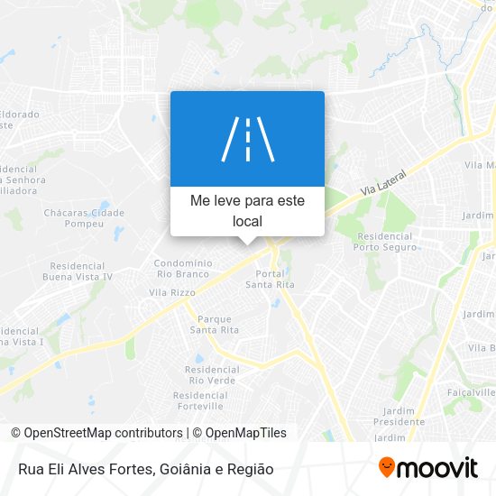 Rua Eli Alves Fortes mapa