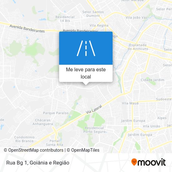 Rua Bg 1 mapa
