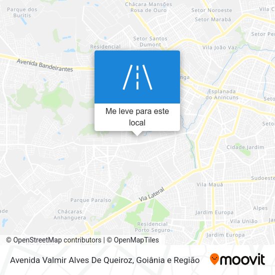 Avenida Valmir Alves De Queiroz mapa