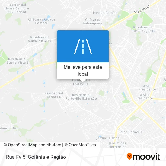 Rua Fv 5 mapa