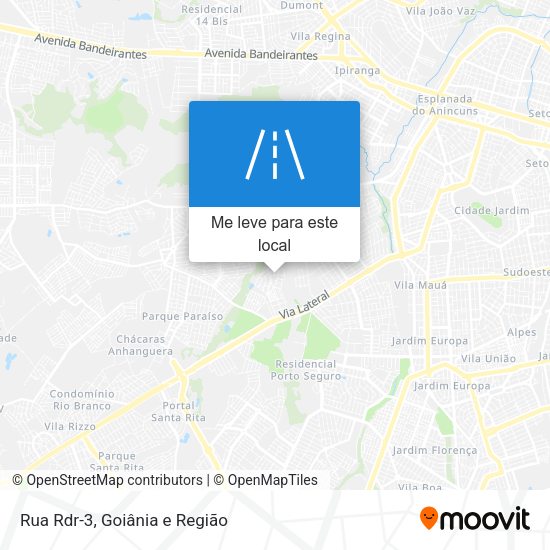 Rua Rdr-3 mapa