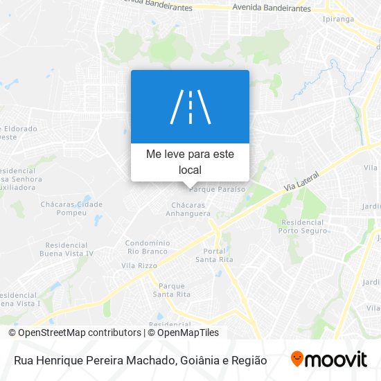 Rua Henrique Pereira Machado mapa