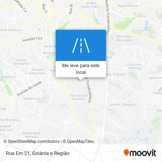 Rua Em 21 mapa