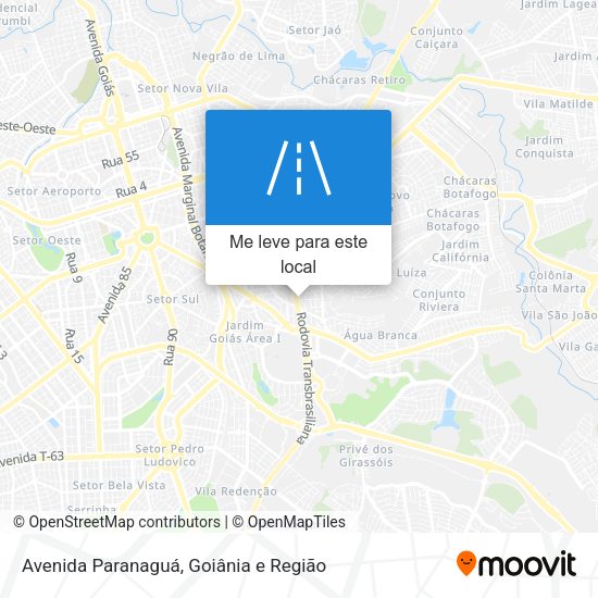 Avenida Paranaguá mapa