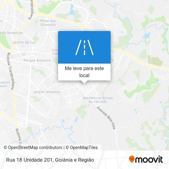 Rua 18 Unidade 201 mapa