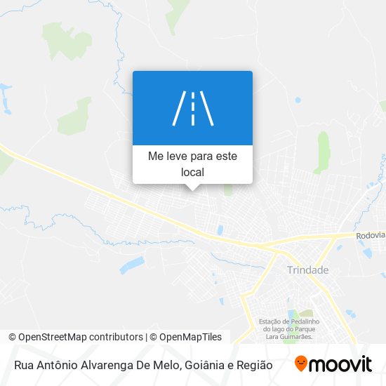 Rua Antônio Alvarenga De Melo mapa