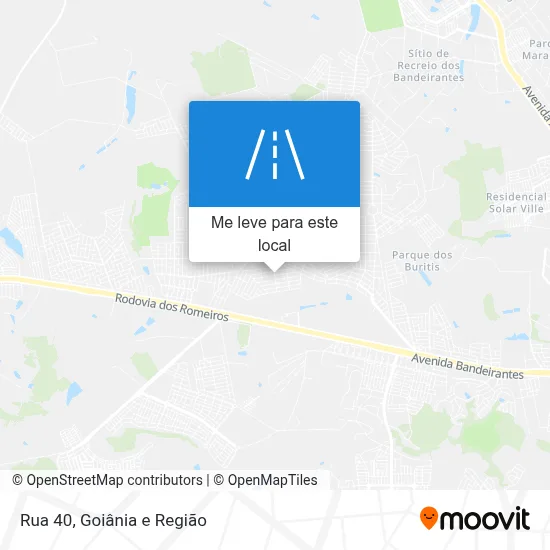 Rua 40 mapa