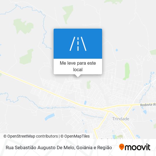 Rua Sebastião Augusto De Melo mapa