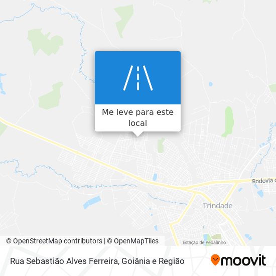 Rua Sebastião Alves Ferreira mapa