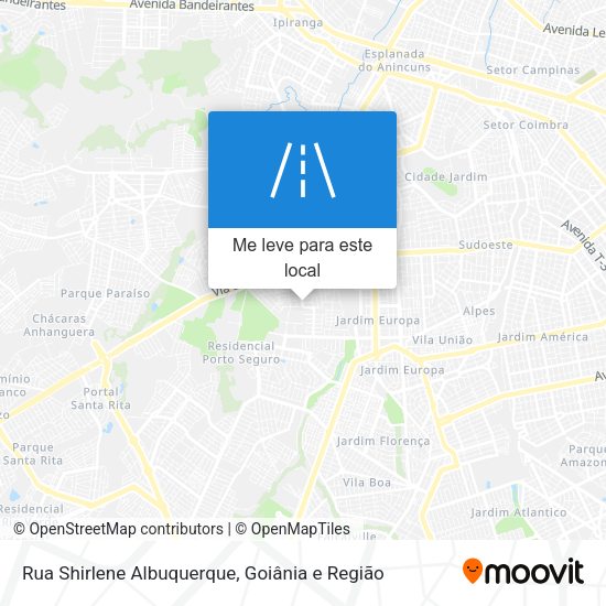 Rua Shirlene Albuquerque mapa
