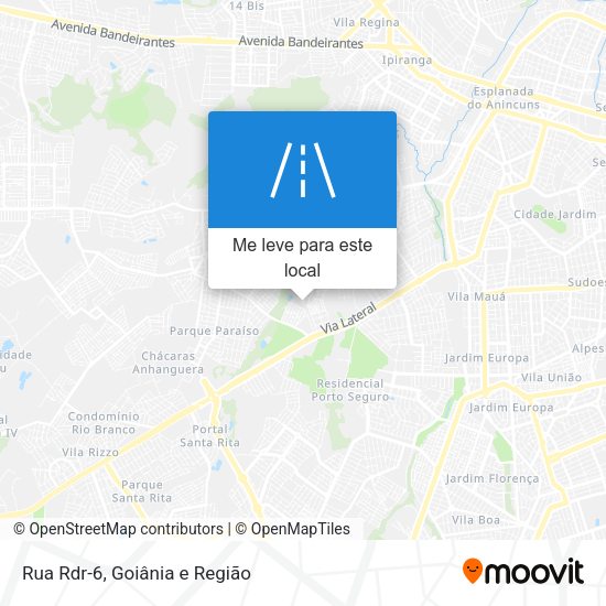 Rua Rdr-6 mapa