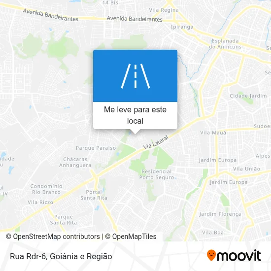 Rua Rdr-6 mapa
