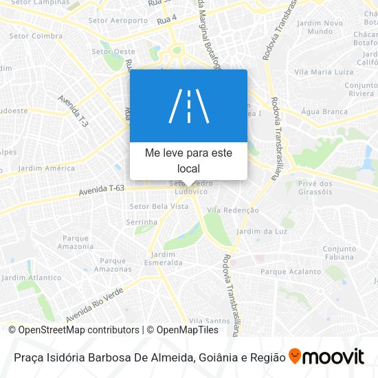 Praça Isidória Barbosa De Almeida mapa